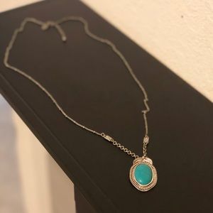 American Eagle | Turquoise & Silver Necklace